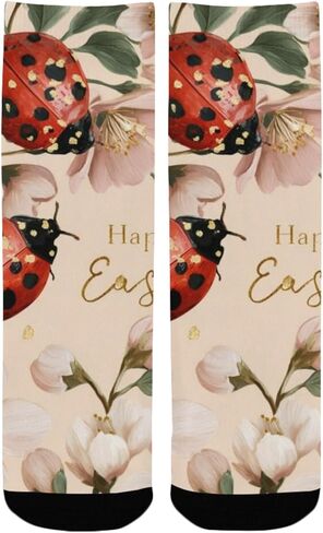جوارب Ladybug easter bloom للتنزه سيرًا على الأقدام - جوارب شتوية حرارية سميكة دافئة للأولاد والبنات الصغار للمدرسة، والارتداء اليومي والأنشطة الخارجية in Kuwait