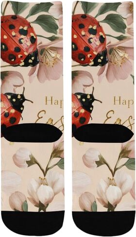 جوارب Ladybug easter bloom للتنزه سيرًا على الأقدام - جوارب شتوية حرارية سميكة دافئة للأولاد والبنات الصغار للمدرسة، والارتداء اليومي والأنشطة الخارجية in Kuwait