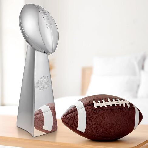 كأس Fantasy لكرة القدم - كأس بطولة على طراز لومباردي من الكروم مقاس 14 بوصة، وكأس الفائز بنسخة طبق الأصل من الفضة المميزة مع لقب "Fantasy Football Champion" المحفور بالليزر وقاعدة مخملية in Kuwait