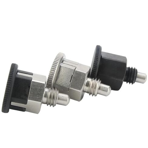 QX213 Self-Locking Plunger Fixed Position Dowel Locking Spring Screw Mini Type All Stainless Steel Indexing Plungers 1Pcs(M10,Red-QX213-CB) in Kuwait