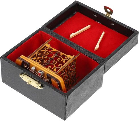 Dulcimer Model Adornment Simulated Musical Instrument Desktop Decorative Item in Saudi Arabia
