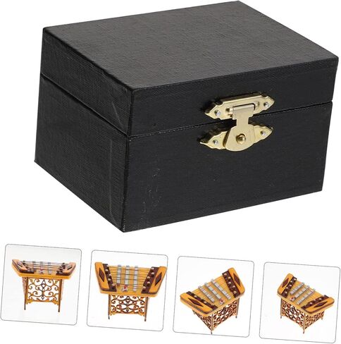 Dulcimer Model Adornment Simulated Musical Instrument Desktop Decorative Item in Saudi Arabia
