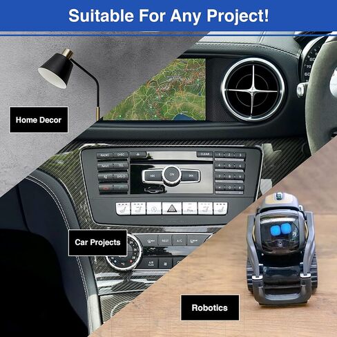 Duco ABS ورقة بلاستيكية 1/4 بوصة (6 مم) سميكة 24 بوصة × 24 بوصة - حزمة واحدة من ورقة سوداء ABS مزخرفة وغير لامعة مصنوعة في الولايات المتحدة الأمريكية - لوحة بلاستيكية قابلة للتشكيل بالحرارة لديكور المنزل، والحرف اليدوية، والروبوتات، والمشروعات اليدوية وال in Kuwait