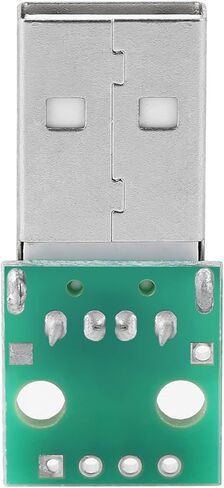 لوحة محول USB من النوع A ذكر إلى DIP، تخطيط دبوس 2.54 مم، 4 دبابيس VBUS D+ D- GND، 10 عبوات، لإمداد الطاقة بنفسك ولوحة التجارب in Saudi Arabia