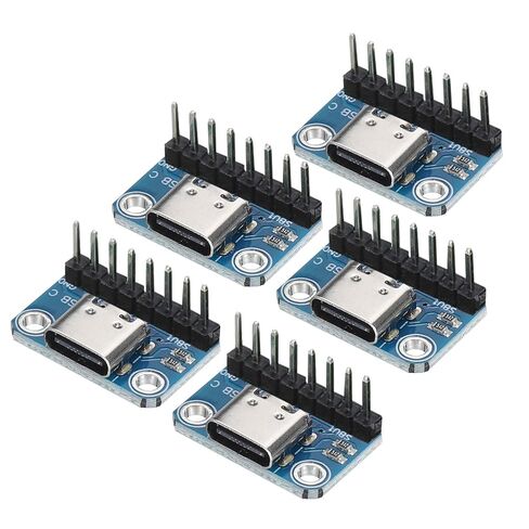 5 قطعة USB نوع C لوحة القطع أنثى 2.54 مللي متر اتصال مع موصل رأس الدبوس in Saudi Arabia
