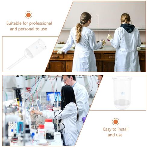 Glass Acid-Resistant Sand Core Filtering Funnel 35ml Laboratory Glassware Funnel for Experiments and Chemical Use in Saudi Arabia