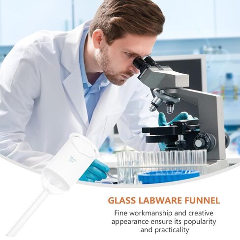 Glass Acid-Resistant Sand Core Filtering Funnel 35ml Laboratory Glassware Funnel for Experiments and Chemical Use in Saudi Arabia