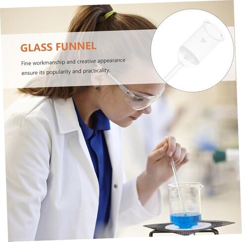 Holibanna Glass Sand Core Filtering Funnel 35Ml Acid-Resistant Laboratory Glassware Funnel for Lab Experiments and Powder Transfer in Kuwait