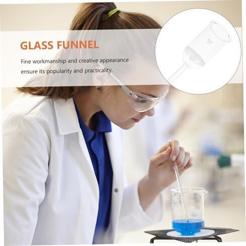 Acid Resistant Laboratory Glass Funnel 35Ml Sand Core Filtering Glassware Funnel for Lab Experiments and Liquid Transfer in Kuwait