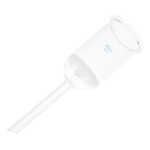 Acid Resistant Laboratory Glass Funnel 35Ml Sand Core Filtering Glassware Funnel for Lab Experiments and Liquid Transfer in Kuwait