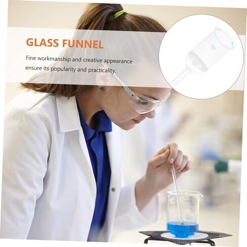 Acid Resistant Glass Filtering Funnel with Sand Core 35Ml Laboratory Experiment Funnel for Chemical and Scientific Use in Saudi Arabia