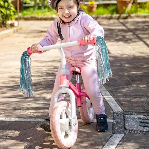 Bicycle Handlebar Streamers Colorful Ribbons Tassel Kids Bike Accessories Scooter Bicycle Tricycle Handlebar Streamers Handle Bar Grips Accessories (2Pair) in Saudi Arabia