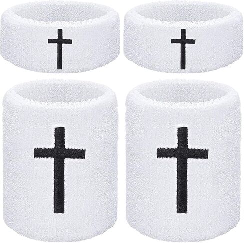 عصابات المعصم المتقاطعة، عصابات العضلة ذات الرأسين، ذراع مسيحي، أساور معصم ماصة للعرق، إكسسوارات البيسبول، سوار معصم رياضي متقاطع لأنشطة كرة القدم والبيسبول الرياضية in Kuwait