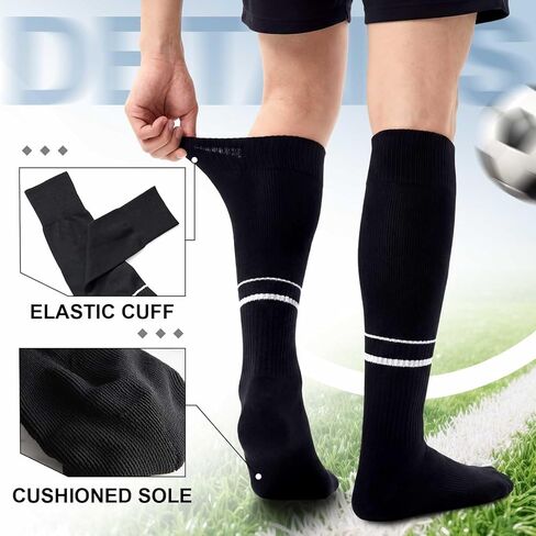 3 Pair Soccer Referee Socks for Adult Youth in Saudi Arabia