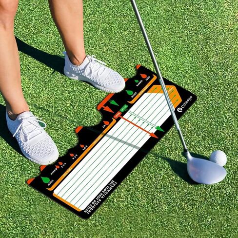 مساعد تدريب أرجوحة الجولف - مدرب بمقبض قابل للسحب مع تعليقات النقر، محمول ويستعمل باليد اليمنى، مثالي للمبتدئين في الاستخدام الداخلي/الخارجي، للمبتدئين في لعبة Golf Sure Stance in Kuwait