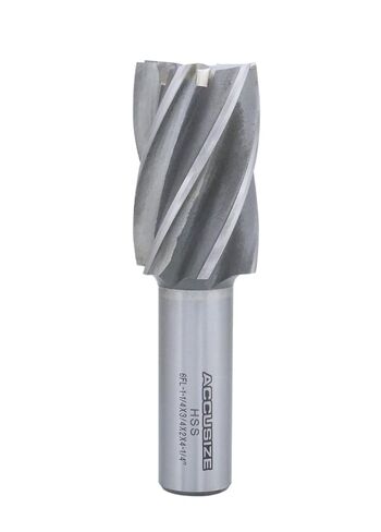 Accusize Industrial Tools 6 Pc Multi Flute Bridgeport H.S.S. End Mills Set, 3/4'' Shank, 4 and 6 Flute, Cutting Dia from 3/4'' to 1-1/2'', 1822-0206 in Saudi Arabia