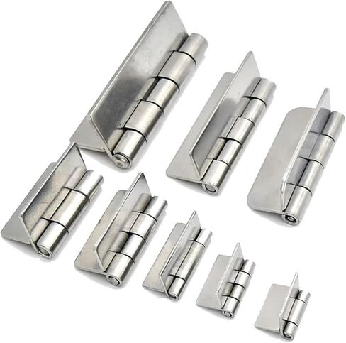 304 الفولاذ المقاوم للصدأ سميكة غير مسامية ملحومة المفصلي المعدات الميكانيكية باب خزانة 2 قطعة (40 × 32) in Kuwait