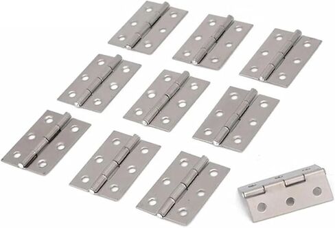 الأجهزة مفصلات من الفولاذ المقاوم للصدأ موصل الباب 6 فتحات تركيب خزانة أثاث 10 قطعة in Kuwait