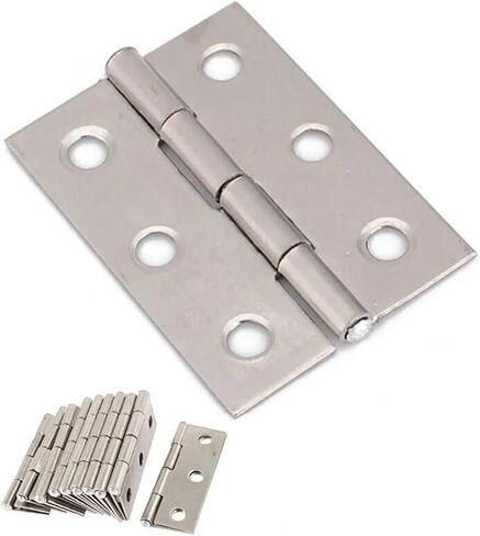 الأجهزة مفصلات من الفولاذ المقاوم للصدأ موصل الباب 6 فتحات تركيب خزانة أثاث 10 قطعة in Kuwait