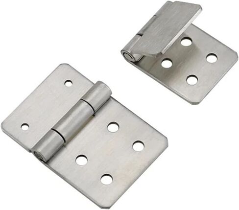 304 الفولاذ المقاوم للصدأ غير المتماثلة للطي المفصلي خزانة صناعية باب معدات صندوق 1 قطعة (65.5x46 مللي متر) in Kuwait