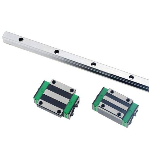Professional 2PCS HGR20 HGR15 Square Linear Guide Rail+4PCS Slide Bearing Block HGH15CA HGW15CA HGH20CA HGW20CA in Saudi Arabia