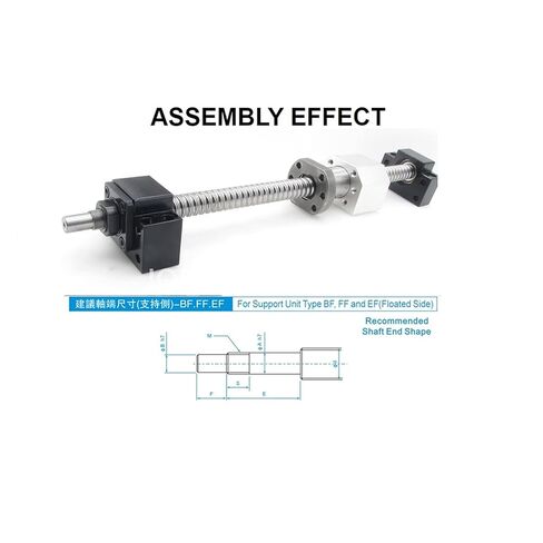 FKFF25 برغي دعم قوس كتيفة ثابتة تحمل خطي FKFF25/ FK25/FF25 لبرغي كروي SFU3205/SFU3210 in Saudi Arabia