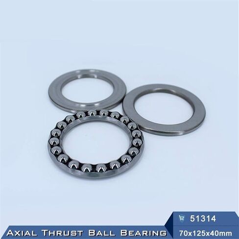 51314 Thrust Ball Bearing with Grooved Raceway 70x125x40 Mm ABEC-1 Axial Ball Bearings 8314 in Saudi Arabia