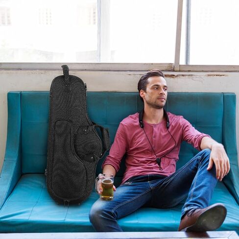 Mobestech Alto Saxophone Storage Bag Shockproof Oxford Cloth Case with Shoulder Straps Large Capacity Backpack for Musical Instrument Protection and Portable Carry in Saudi Arabia