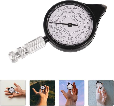 GANAZONO Map Distance Measuring Tool Map Gauge Meter for Camping Multi-Function Outdoor Hiking Odometer with Mileage Measurement for Navigation and Travel in Saudi Arabia