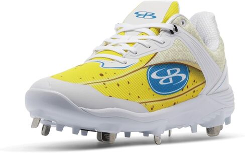 Boombah Viper Men's Metal Cleat - Banana - Multiple Color Options - Multiple Sizes in Saudi Arabia