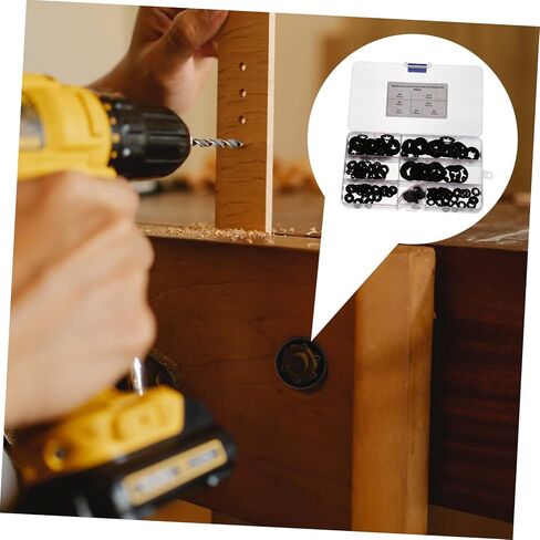 Zerodeko 1set Retaining Washer Push Mn Steel Blossom Shaped Clips for Axle Shaft in Saudi Arabia