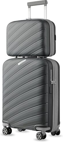 Luggex تحمل أمتعة مع شاحن ، حقيبة خفيفة الوزن 2 قطعة مع عجلات الدوار (Mint ، 14/20) in Kuwait