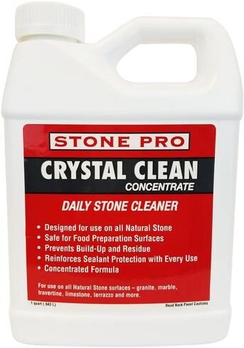 Stone Pro Crystal Clean - Daily Stone and Tile Cleaner - Concentrate - 1 Quart in Kuwait