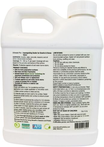 Stone Pro Crystal Clean - Daily Stone and Tile Cleaner - Concentrate - 1 Quart in Kuwait