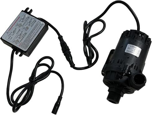 SHYSKY Heavy Duty Low Noise 24V 120W Micro Brushless DC Water Pump DC60G-24120S-1 39ft 1003GPH, DRY RUN Protection, For Cooling Circulation Pressure Sys in Kuwait