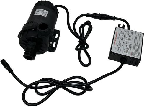 SHYSKY Heavy Duty Low Noise 24V 120W Micro Brushless DC Water Pump DC60G-24120S-1 39ft 1003GPH, DRY RUN Protection, For Cooling Circulation Pressure Sys in Kuwait