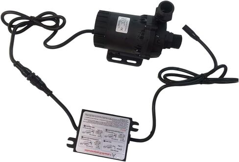 SHYSKY Heavy Duty Low Noise 24V 120W Micro Brushless DC Water Pump DC60G-24120S-1 39ft 1003GPH, DRY RUN Protection, For Cooling Circulation Pressure Sys in Kuwait