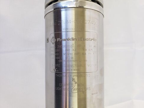 Franklin Electric 20FV1S4-3W230 Submersible Well Pump, 1 HP 20 GPM 220V 3W 1PH in Saudi Arabia