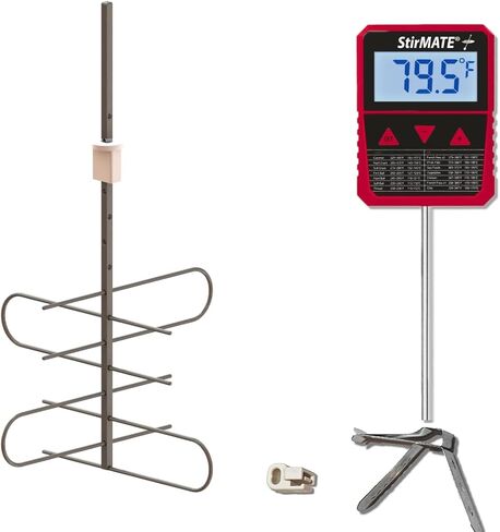 StirMATE OMNI-XL + Culinary Thermometer Kit – XL Pot Stirrer Attachment with 9-Inch Digital Probe for Candy, Sauces, Deep Pots, and 5-Gallon Batches in Saudi Arabia