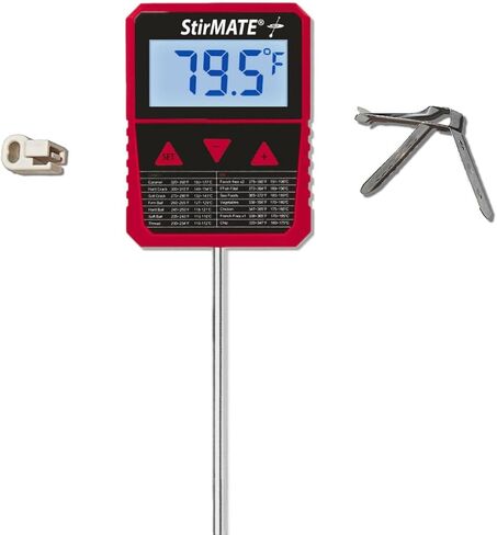 StirMATE OMNI-XL + Culinary Thermometer Kit – XL Pot Stirrer Attachment with 9-Inch Digital Probe for Candy, Sauces, Deep Pots, and 5-Gallon Batches in Saudi Arabia