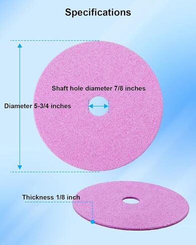 4 PCS Or534-18 Grinding Wheel Discs Ceramic Stone 1/8" Inch Chainsaw Chain Sharpening, 325 Pitch 3/8" Ceramic Chainsaw Grinding Wheels in Saudi Arabia