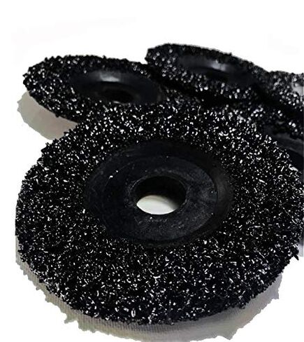 10 عبوات من أقراص Ultra Zek Wheels GRIT 16 أقراص كربيد السيليكون شديدة التحمل مقاس 7/8 بوصة - القطر 4.5 بوصة in Kuwait