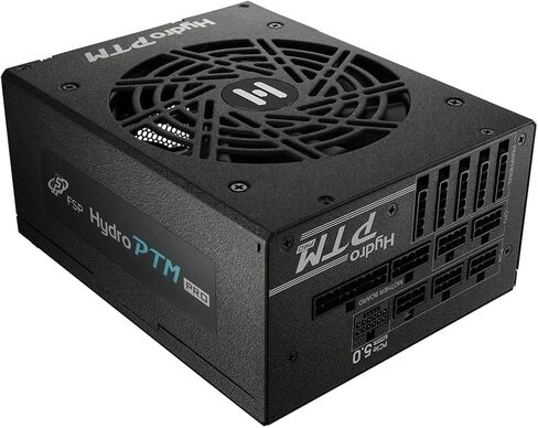 FSP Hydro PTM PRO 1350W ATX 3.0 & PCIe 5.0 (12V-2X6) X2 80 Plus Platinum Full Modular Power Supply أعلى من 1300 واط لأجهزة الكمبيوتر ومحطات العمل وأجهزة الكمبيوتر ضمان 10 سنوات (HPT2-1350M، GEN5) in Kuwait
