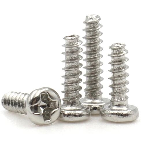 Nickel-Plated Carbon Steel M3 M3.5 4/5/6/7-30MM Cross Recessed Round Head Screw 100Pcs(6mm,M3.5 (100pcs)) in Saudi Arabia