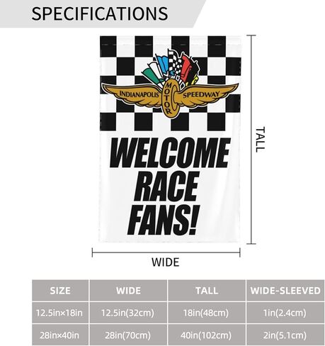 Car Race Garden Flag Racing Fans Flags Dorm Party Garden Yard Banner Aesthetic Man Cave Decorative For Door Wall Party Indoor Outdoor Home Filming Events (12.5x18 Inch) in Saudi Arabia