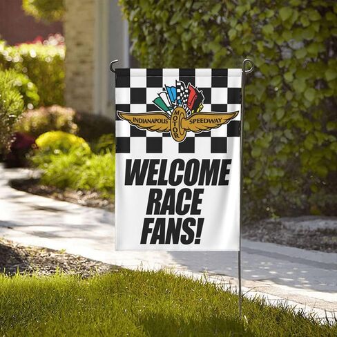 Car Race Garden Flag Racing Fans Flags Dorm Party Garden Yard Banner Aesthetic Man Cave Decorative For Door Wall Party Indoor Outdoor Home Filming Events (12.5x18 Inch) in Saudi Arabia
