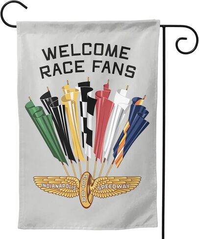 Car Race Garden Flag Racing Fans Flags Dorm Party Garden Yard Banner Aesthetic Man Cave Decorative For Door Wall Party Indoor Outdoor Home Filming Events (12.5x18 Inch) in Saudi Arabia