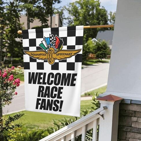 Car Race Garden Flag Racing Fans Flags Dorm Party Garden Yard Banner Aesthetic Man Cave Decorative For Door Wall Party Indoor Outdoor Home Filming Events (12.5x18 Inch) in Saudi Arabia