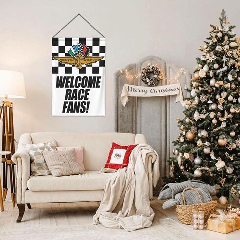 Car Race Garden Flag Racing Fans Flags Dorm Party Garden Yard Banner Aesthetic Man Cave Decorative For Door Wall Party Indoor Outdoor Home Filming Events (12.5x18 Inch) in Saudi Arabia