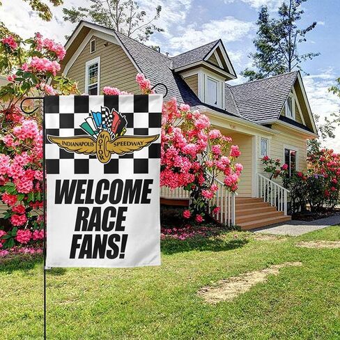 Car Race Garden Flag Racing Fans Flags Dorm Party Garden Yard Banner Aesthetic Man Cave Decorative For Door Wall Party Indoor Outdoor Home Filming Events (12.5x18 Inch) in Saudi Arabia